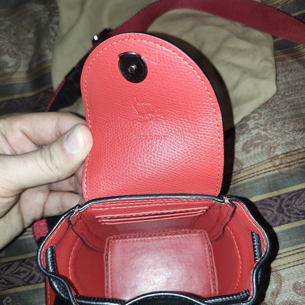 Christian Louboutin Explorafunk Keyring Studded Crossbody Bag - Picture 5 of 8